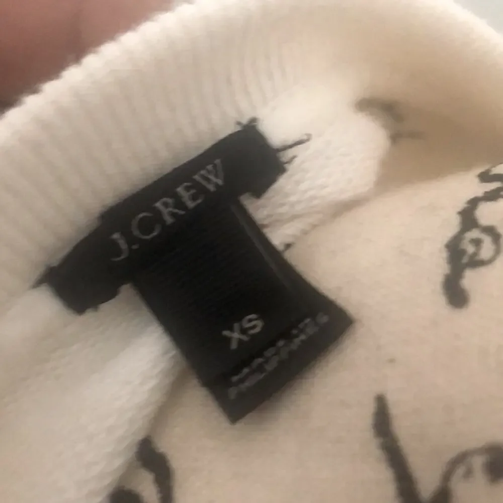 J.Crew White Sweater with detail design Size XS